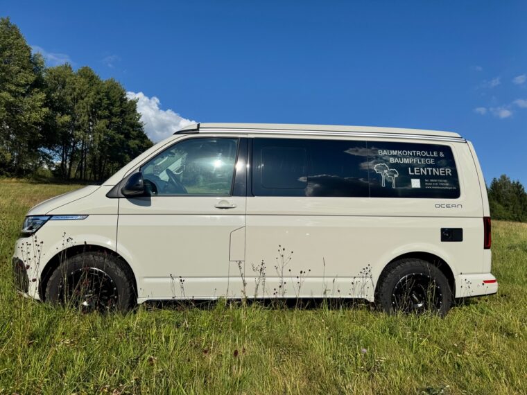Firmenauto von Baumpflege Lentner